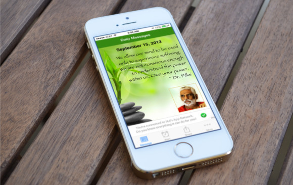 Daily Messages - iOS 7 Mobile Application